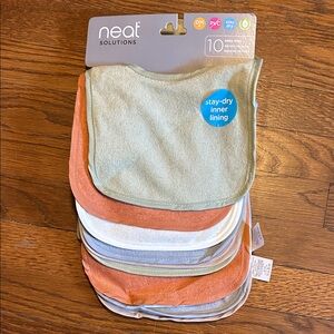 Neat Solutions Stay-Dry Bibs - Multi-Color Pack